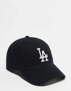 Caps & Hats*47 Brand 47 Clean Up Mlb La Dodgers Unisex Baseball Cap In Black