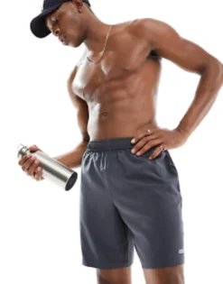 Shorts*4505 Icon 7 Inch Training Shorts With Quick Dry In Charcoal Dark Grey