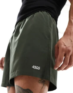 Shorts*4505 Icon 5 Inch Training Shorts With Quick Dry In Khaki