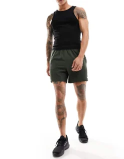 Shorts*4505 Icon 5 Inch Training Shorts With Quick Dry In Khaki