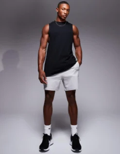 Shorts*4505 Icon 7 Inch Training Sweat Shorts With Quick Dry In Grey