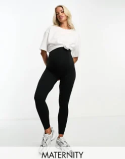 Trousers & Leggings*4505 Maternity Icon Yoga Legging Black