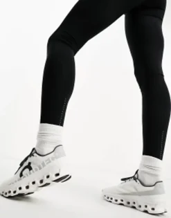 Tall*4505 Tall Icon Run Tie Legging Black
