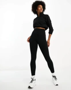 Tall*4505 Tall Icon Run Tie Legging Black