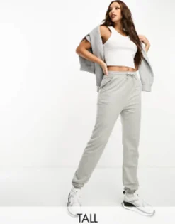Tall*4505 Tall Icon Slim Training Jogger In Loop Back Grey Marl