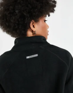 Tall*4505 Tall Ski Fleece With Poppers Black
