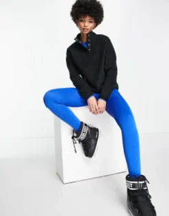 Tall*4505 Tall Ski Fleece With Poppers Black