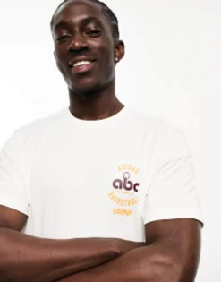 Sportswear*adidas performance Adidas Basketball Camp Story Back Print T-Shirt In White