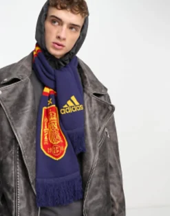 Scarves*adidas performance Adidas Football Spain World Cup 2022 Scarf In Blue Mid Blue