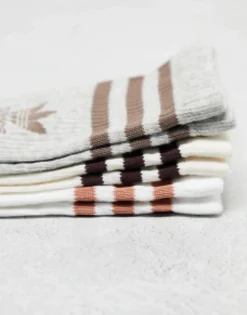 Sportswear*adidas Originals Mid Cut Socks In Neutrals White