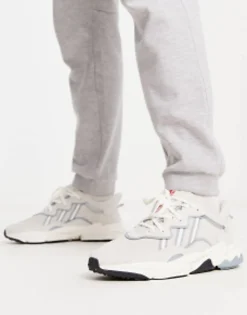 Sportswear*adidas Originals Ozweego Trainers In And Blue Off White