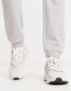 Sportswear*adidas Originals Ozweego Trainers In And Blue Off White