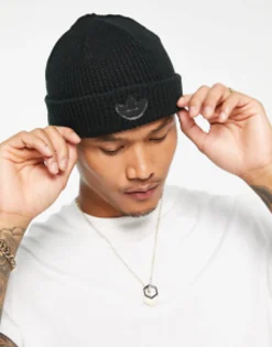 Hats*adidas Originals Premium Beanie In Black