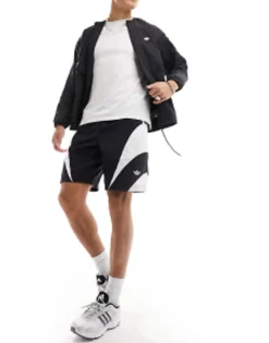 Shorts*adidas Originals Rekive Logo Shorts In Black