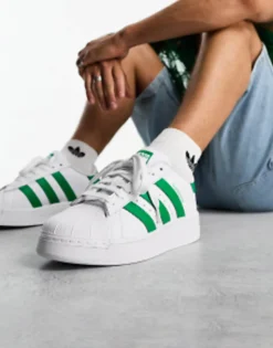 Sportswear*adidas Originals Superstar Xlg Trainers In Future /Green White