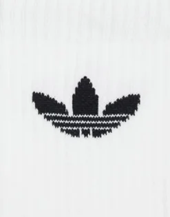 Gifts*adidas Originals Trefoil 6 Pack Socks In White