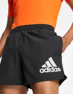 Shorts*adidas performance Adidas Running Run It Logo Shorts In Black