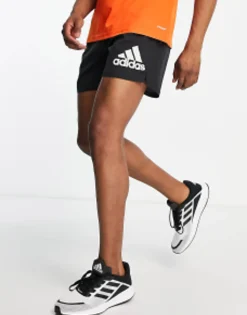 Shorts*adidas performance Adidas Running Run It Logo Shorts In Black