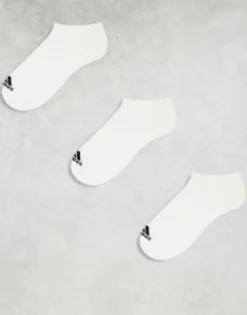 Socks*adidas performance Adidas Sportswear 3 Pack Trainer Socks In White