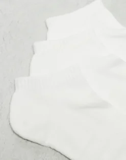 Socks*adidas performance Adidas Sportswear 3 Pack Trainer Socks In White