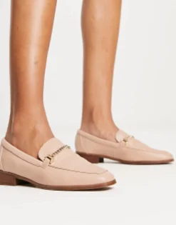 Loafers*ALDO Valenaclya Chain Loafers In Toasted Almond