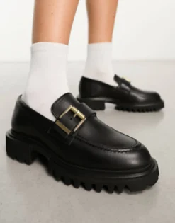 Loafers*AllSaints Emily Leather Loafer In Black