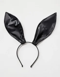 Hair Accessories*Ann Summers Vinyl Bunny Ears Headband In Black