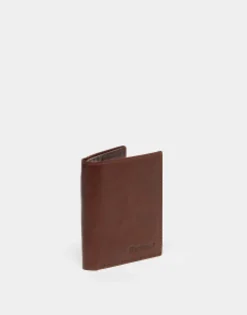 Gifts*Barbour Colwell Small Billfold Wallet In Brown Classic/Brown