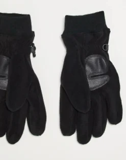 Gloves*Barbour International Axle Fleece Gloves In Black