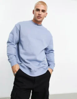 Sportswear*Barbour International Regent Mock Neck Sweatshirt In Blue Powder Blue