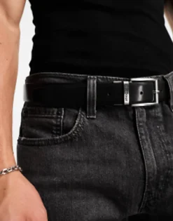Belts*Barbour Reversable Tartan Leather Belt In Brown Black/Chestnut
