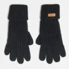 Gloves*Barbour Saltburn Knitted Gloves In Black