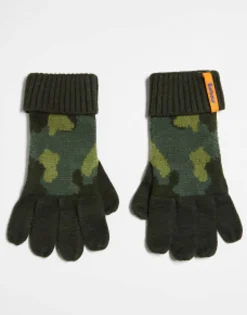 Gloves*Barbour X Exclusive Unisex Knitted Gloves In Camo
