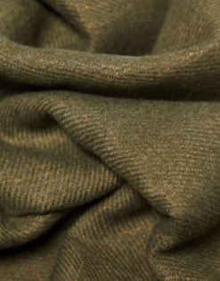 Scarves*Barbour X Exclusive Unisex Two Tone Scarf In Olive & Orange Dusty Olive
