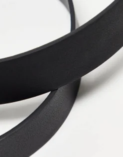 Belts*Bershka Basic Belt In Black