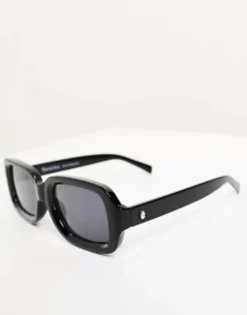Sunglasses*Bershka Thick Frame Square Sunglasses In Black