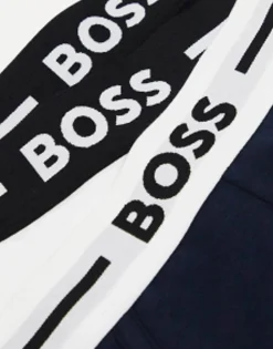 Underwear*BOSS Bodywear Bold 3 Pack Hipster Brief In Black, Blue And White Multi