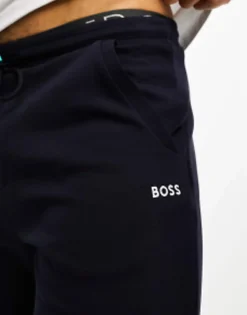 Sportswear*BOSS Green Headlo 1 Jersey Shorts In Navy Blue
