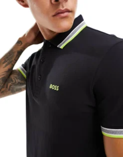 Polo Shirts*BOSS Green Paddy Polo In Charcoal