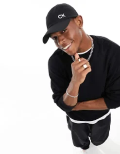 Caps & Hats*Calvin Klein Golf Cotton Twill Cap In Black