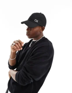 Caps & Hats*Calvin Klein Golf Cotton Twill Cap In Black