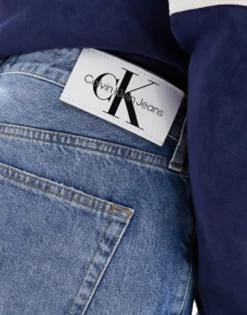 Shorts*Calvin Klein Jeans Cc Regular Denim Shorts In Light Wash Blue Denim Light