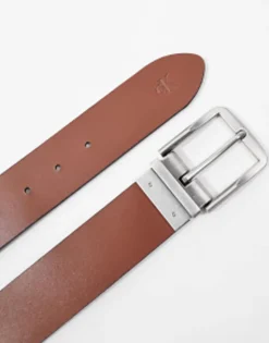 Belts*Calvin Klein Jeans Classic Reversible Leather Belt In Black