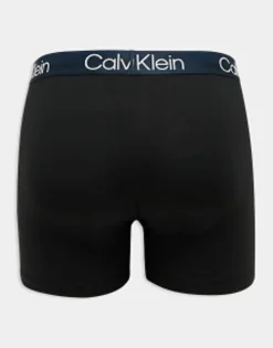 Underwear*Calvin Klein 3-Pack Boxer Brief With Coloured Waistband In Black