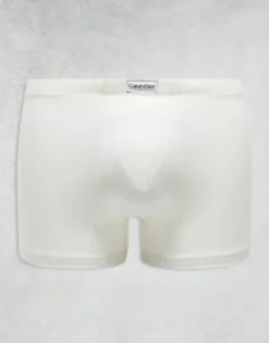 Underwear*Calvin Klein Pure Cotton 3 Pack Stretch Trunks In Multi Brown/Green/White