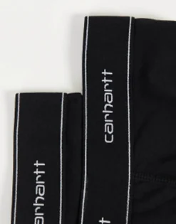 Underwear*Carhartt WIP Cotton 2 Pack Boxers In Black