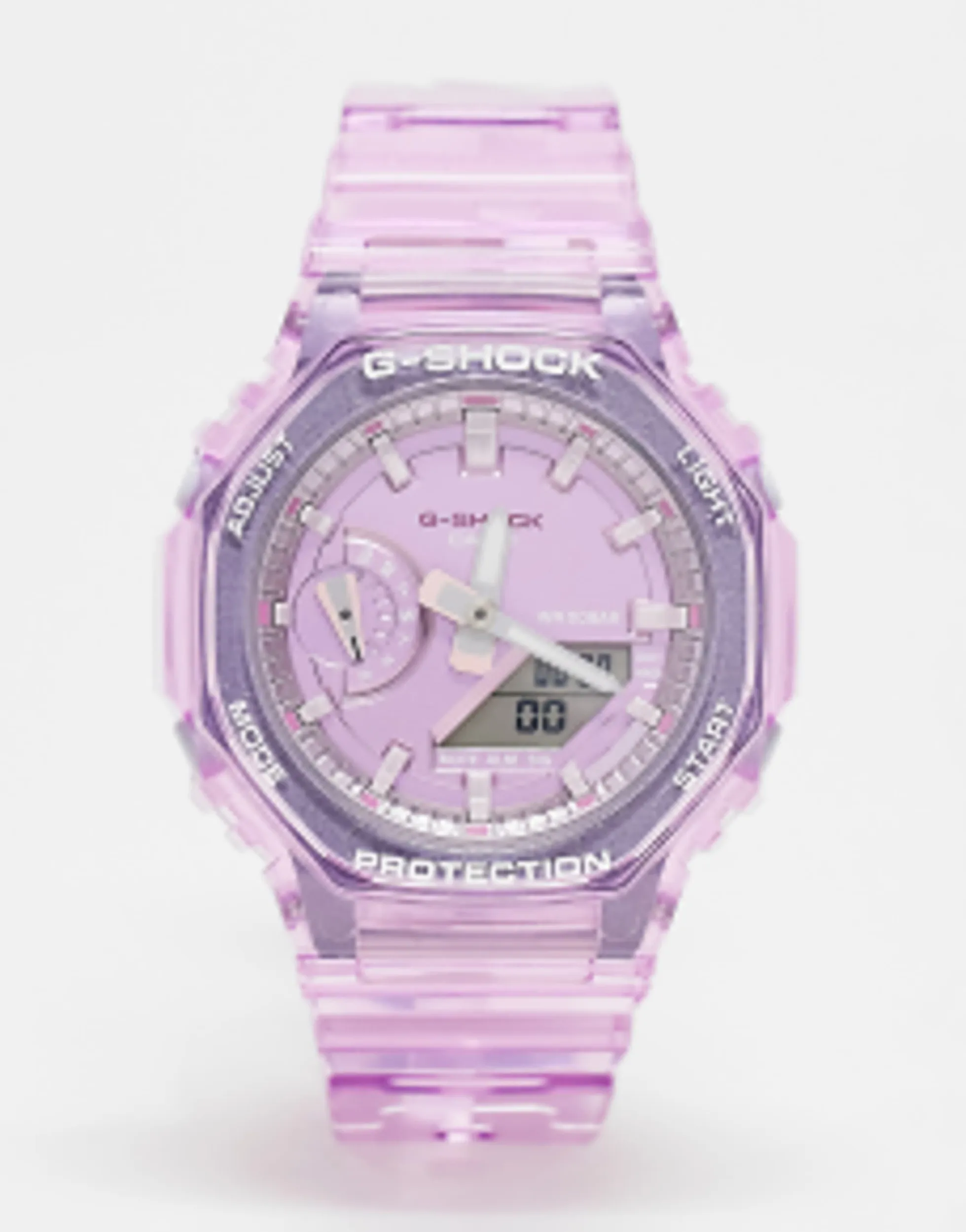 Watches*Casio Gma-S2100Sk Watch In Clear Purple Purple Clr