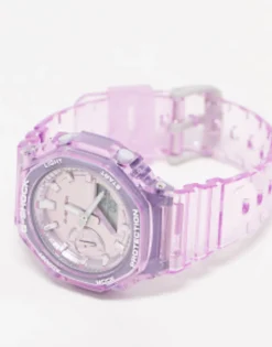Watches*Casio Gma-S2100Sk Watch In Clear Purple Purple Clr