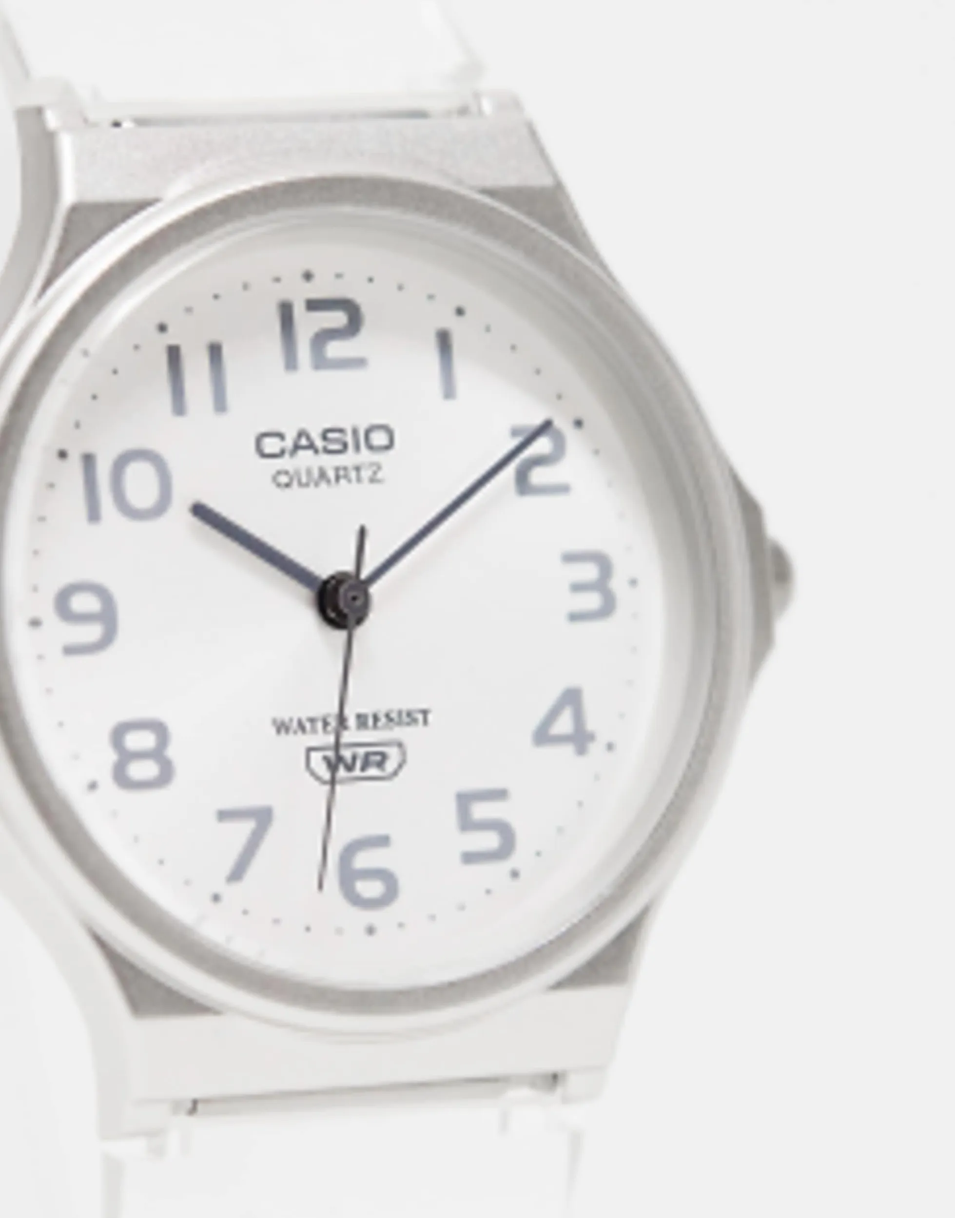 Watches*Casio Mq24S Skeleton Series Silicone Watch In White