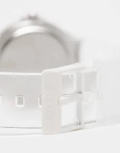 Watches*Casio Mq24S Skeleton Series Silicone Watch In White